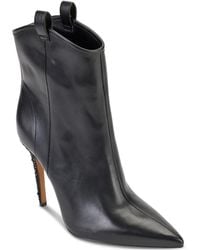 Karl Lagerfeld - Clea Leather Embellished Ankle Boots - Lyst