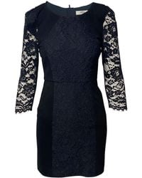 Tibi - Long Sleeve Lace Mini Dress - Lyst
