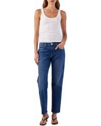 AMO - Libby Straight Leg Jean - Lyst