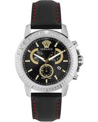 Versace - New Chrono Strap Watch - Lyst