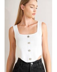 TRUEDAMES - Luxe Basic Sweater Top - Lyst