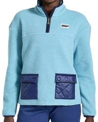 Saucony - Rested Sherpa 1/4 Zip Sweatshirt - Lyst