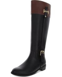 Karen Scott - Deliee 2 Faux Leather Riding Boots - Lyst