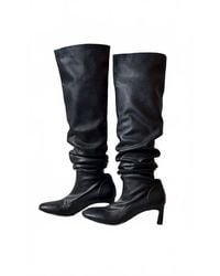 Tela - Leather Heeled Boots - Lyst