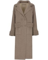 D. EXTERIOR - Wool Double-Breasted Coat - Lyst
