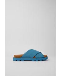Camper - Light Blue Recycled Cotton Sandals - Lyst