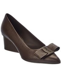 Ferragamo - Viva Leather Pump - Lyst