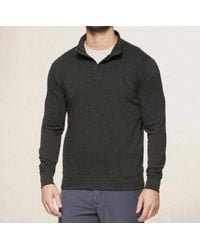 Flag & Anthem - Hero Solid Twill 1/4 Zip Mock Neck Sweater - Lyst
