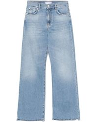 Pinko - Wanda Wide Leg Denim Soft - Lyst