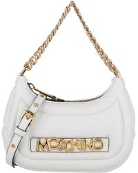Moschino - Balloon Lettering Crescent Bag - Lyst