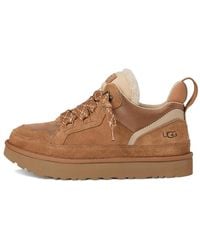 UGG - Lowmel 1170750-Che Sneakers Chestnut Suede Wool Lined Casual Shoes Gug95 - Lyst