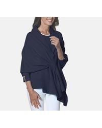 J'Envie/Eli - Mixed Texture Pull Through Wrap - Lyst