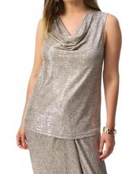 Joseph Ribkoff - Chic Sleeveless V-Neck Pullover Top - Lyst