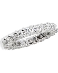 Savvy Cie Jewels - Sterling White Cz Ring - Lyst