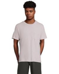 RVCA - Ptc Pigment T-Shirt Lilac Cotton Short Sleeve Crew Neck Kfc754 - Lyst