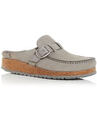 Birkenstock - Buckley Suede Slip On Mules - Lyst