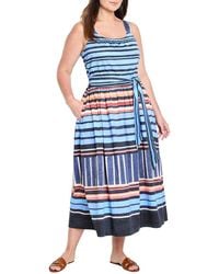 NIC+ZOE - Plus Painted Peninsula Sophie Dress - Lyst