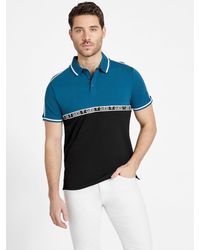 Guess Factory - Eco Tai Color-block Polo - Lyst