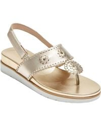 Jack Rogers - Jacks Weekend Leather Sandal - Lyst