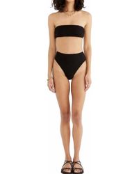 RUMER - Cassidy High Waist Pant Bikini Bottom - Lyst