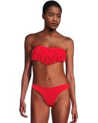 LSPACE - Lspace Dixie Bikini Top Flame Strapless Bandeau Swimwear Gbo2343 - Lyst