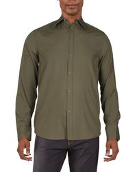 Kenneth Cole - Woven Long Sleeves Button-down Shirt - Lyst