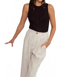 Blu Pepper - Nadia Sleeveless Sweater Top - Lyst