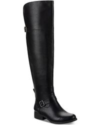 Sun & Stone - Anyaa Faux Leather Tall Over-the-knee Boots - Lyst