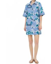 Oliphant - Collared Shirt Dress - Lyst