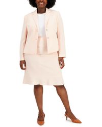 Le Suit - Plus 2pc Polyester Skirt Suit - Lyst