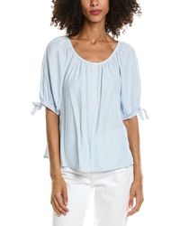 Max Studio - Tie Sleeve Blouse - Lyst