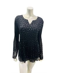FRANK LYMAN - Long Sleeve V Neck Blouse - Lyst