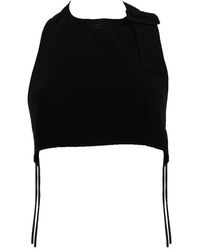 Courreges - Solid Round Neck Top - Lyst