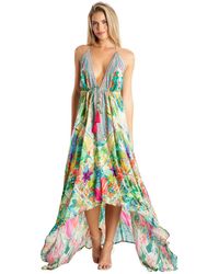 La Moda Clothing - Abriana Halter Maxi Dress - Lyst