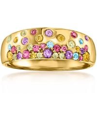 Ross-Simons - Scattered Multi-Gemstone Ring - Lyst