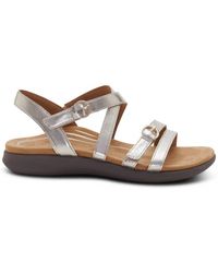 Aetrex - Hadley Adjustable Quarter Strap Sandal - Lyst