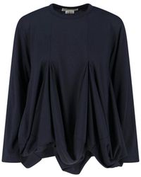Comme des Garçons - Pleated Textured Fabric Top - Lyst