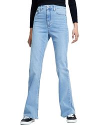 DKNY - Boerum Slimming High Rise Flare Jeans - Lyst