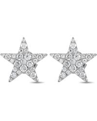 Non-Branded - Lb Exclusive 18k Gold 0.76 Ct Diamond Star Stud Earrings - Lyst