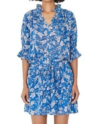 Sundry - Short Dress With Tie - Lyst