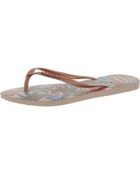 Havaianas - Tropical Sandals Slip On Flip-flops - Lyst