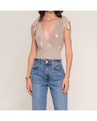 Heartloom - Georgia Top Wrap-Style V-Neck Blouse - Lyst