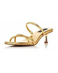 Aqua - Jamie Slip On Strappy High Heel Sandals - Lyst