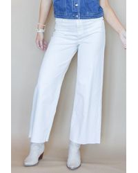 Easel - Wide Glide Wide Leg Twill Pants - Lyst