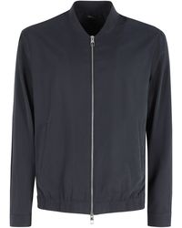 Montecore - Microfiber Ribbed-Collar Polyester Bomber Jacket - Lyst