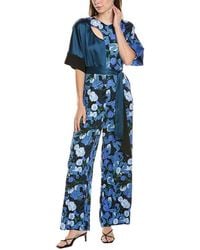 Diane von Furstenberg - Viscose Ecovero Cutout Jumpsuit - Lyst