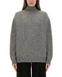 Alysi - Relaxed Fit Turtleneck Shirt - Lyst