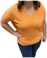 Marble - Reversible Button Sweater Top - Lyst
