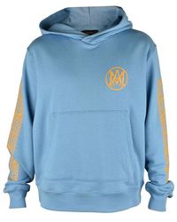 Amiri - Hooded Cotton Sweatshirt With Graphic Prints - Lyst