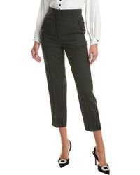 Max Mara - Mira Wool, Mohair & Silk-blend Trouser - Lyst